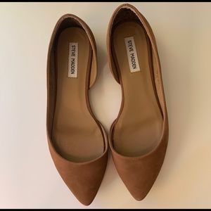 STEVE MADDEN Edana Flat Size 9 Color Natural